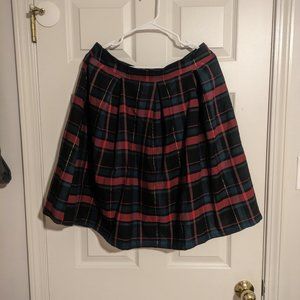 Gibson Plaid Midi Skirt Size L